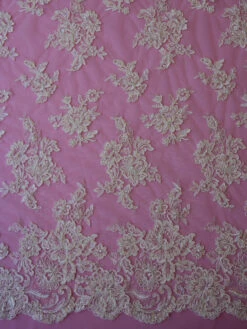 Ivory Beaded Lace - Victoria 34 Ivory Beaded Lace - Victoria -Bridal Fabric Shop ivory beaded lace victoria