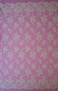 Ivory Beaded Lace - Victoria 21 Ivory Beaded Lace - Victoria -Bridal Fabric Shop ivory beaded lace victoria full width