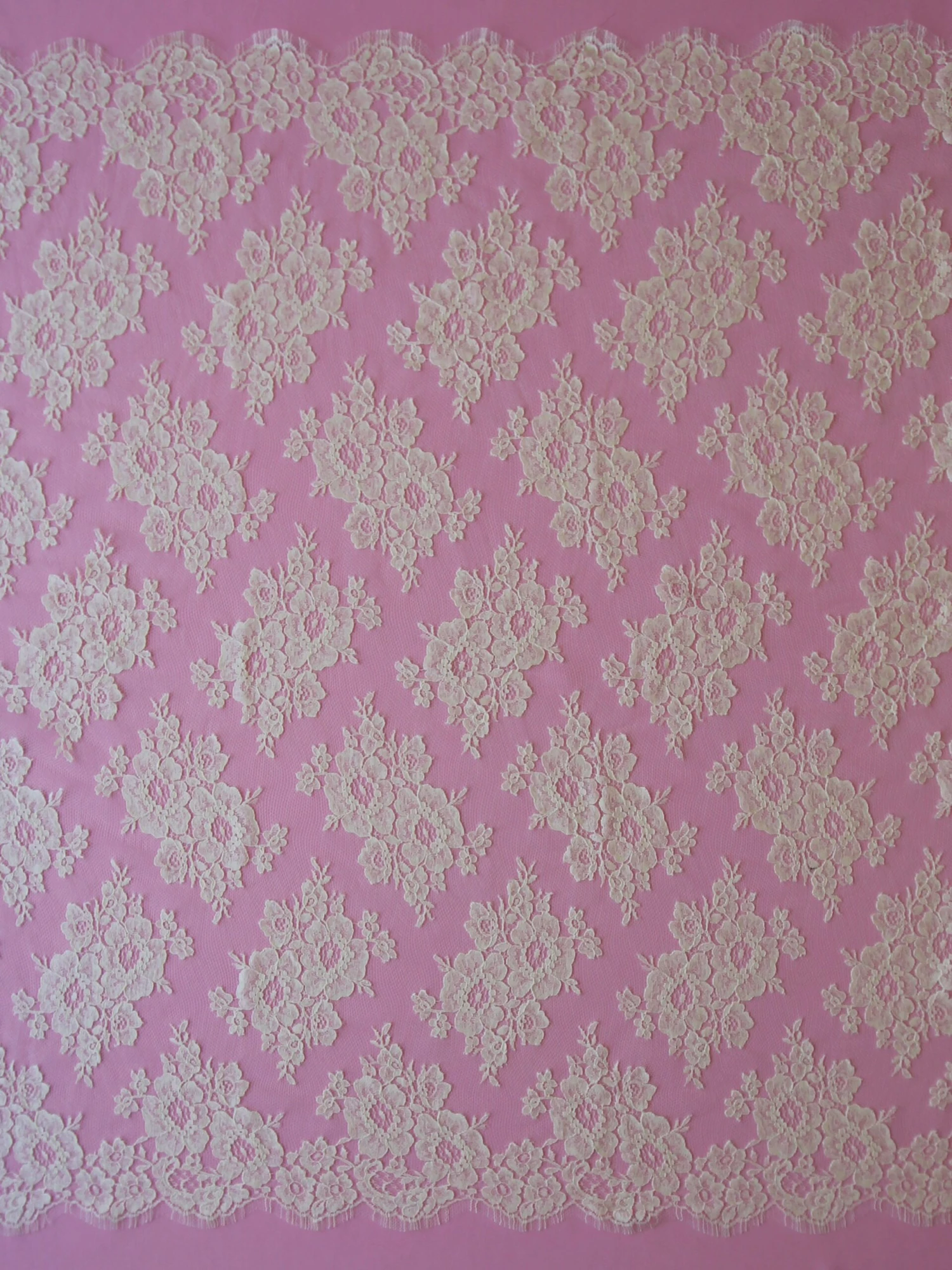 Ivory Chantilly Lace - Agnes 4 Ivory Chantilly Lace - Agnes - Image 4