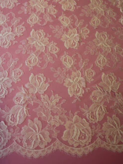 Ivory Chantilly Lace - Harper -Bridal Fabric Shop ivory chantilly lace harper 2