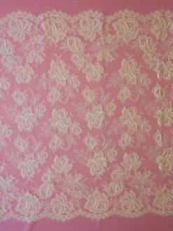 Ivory Chantilly Lace - Harper -Bridal Fabric Shop ivory chantilly lace harper full width