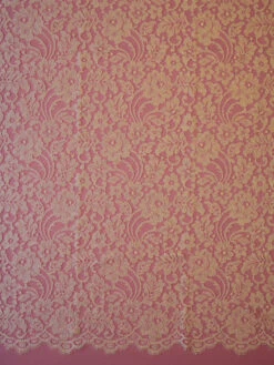 Ivory Chantilly Lace - Jemima -Bridal Fabric Shop ivory chantilly lace jemima 2