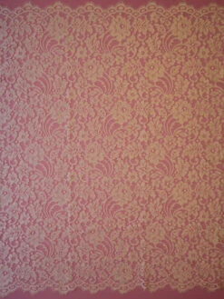 Ivory Chantilly Lace - Jemima -Bridal Fabric Shop ivory chantilly lace jemima full width