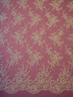 Ivory Corded Lace - Adele 14 Ivory Corded Lace - Adele -Bridal Fabric Shop ivory corded lace adele