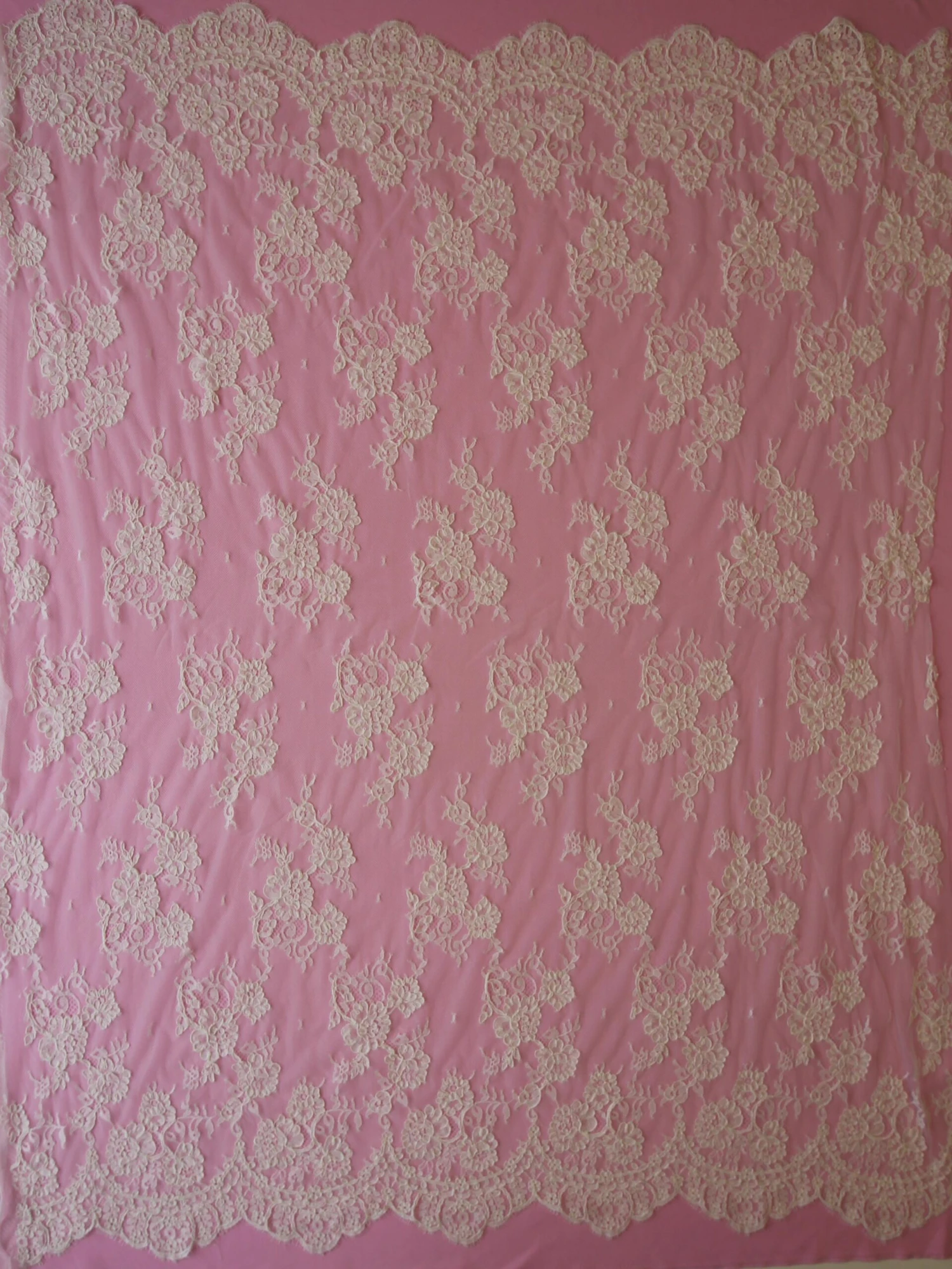 Ivory Corded Lace - Amelia 4 Ivory Corded Lace - Amelia - Image 4