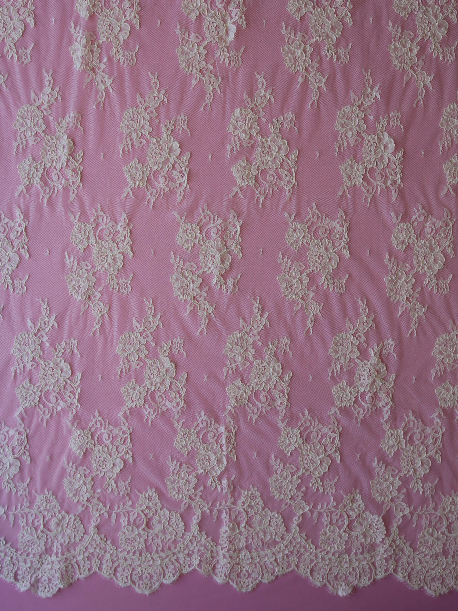 Ivory Corded Lace - Amelia 3 Ivory Corded Lace - Amelia - Image 3