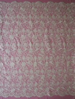 Ivory Corded Lace - Eden -Bridal Fabric Shop ivory corded lace eden full width