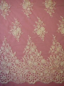 Ivory Corded Lace - Libby -Bridal Fabric Shop ivory corded lace libby