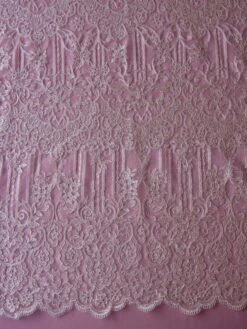 Ivory Embroidered Lace - Colette -Bridal Fabric Shop ivory embroidered lace colette