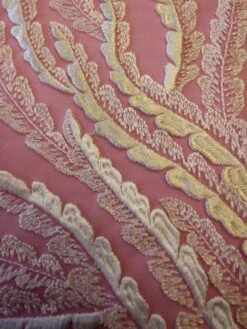 Ivory Embroidered Lace - Willow 22 Ivory Embroidered Lace - Willow -Bridal Fabric Shop ivory embroidered lace willow close up 2