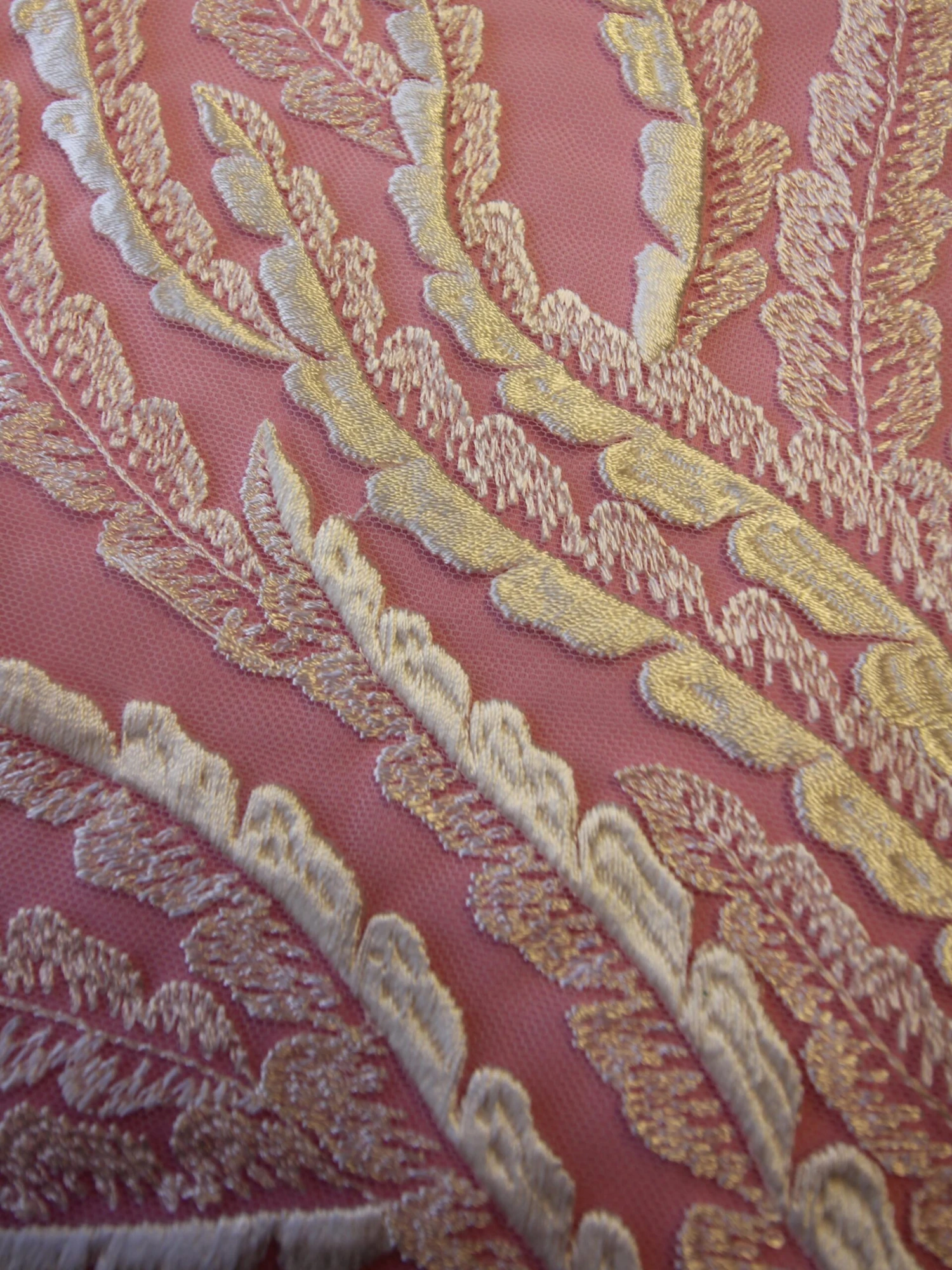 Ivory Embroidered Lace - Willow 11 Ivory Embroidered Lace - Willow - Image 11