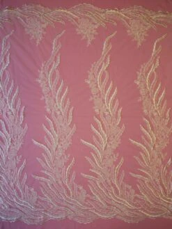 Ivory Embroidered Lace - Willow 16 Ivory Embroidered Lace - Willow -Bridal Fabric Shop ivory embroidered lace willow full width