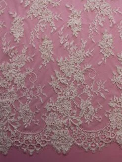 Ivory Corded Lace - Brogan -Bridal Fabric Shop ivory lace brogan