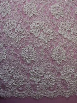 Ivory Corded Lace - Keeley -Bridal Fabric Shop ivory lace keeley 2