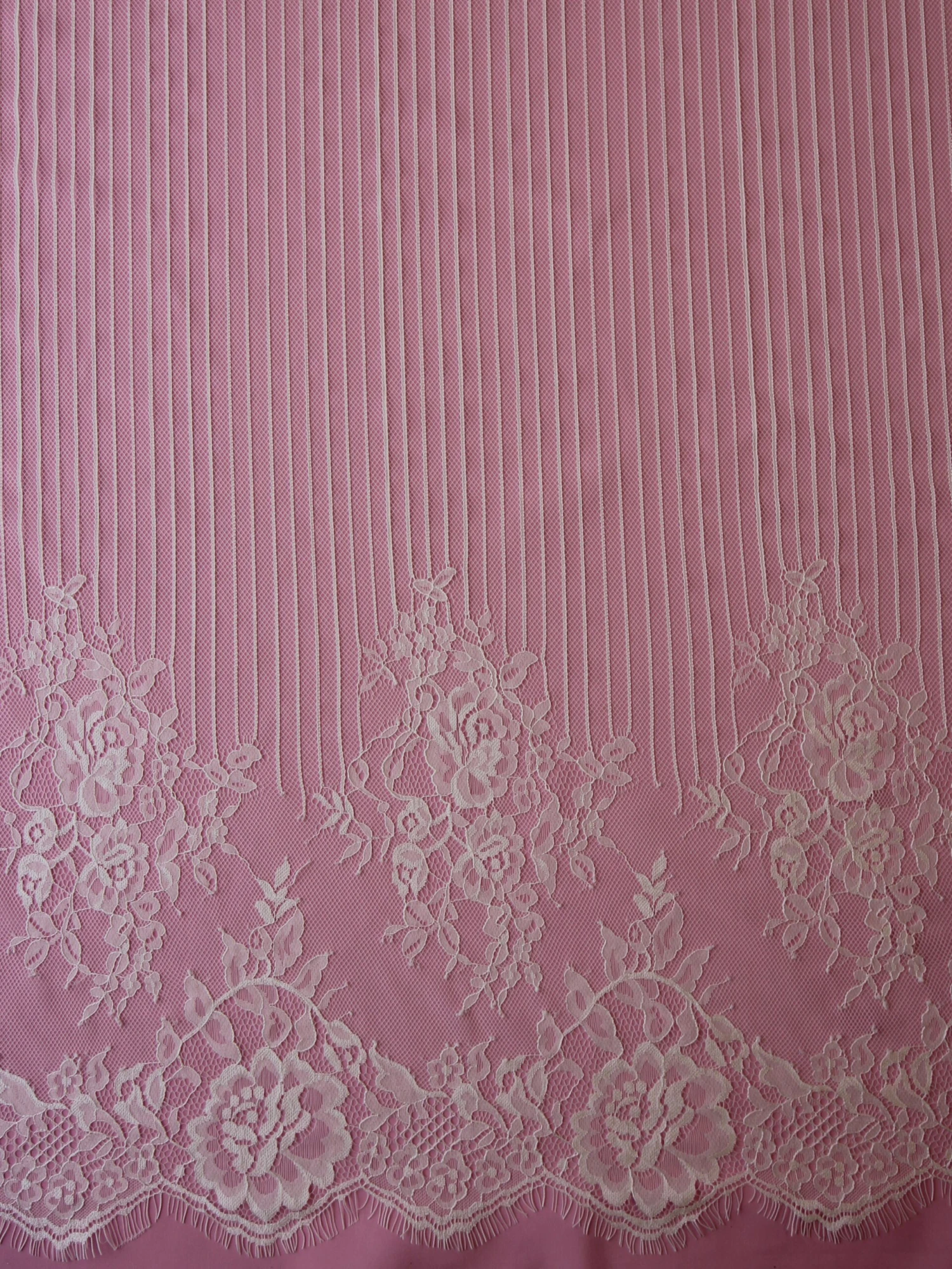 Ivory Raschel Lace - Macey 4 Ivory Raschel Lace - Macey - Image 4