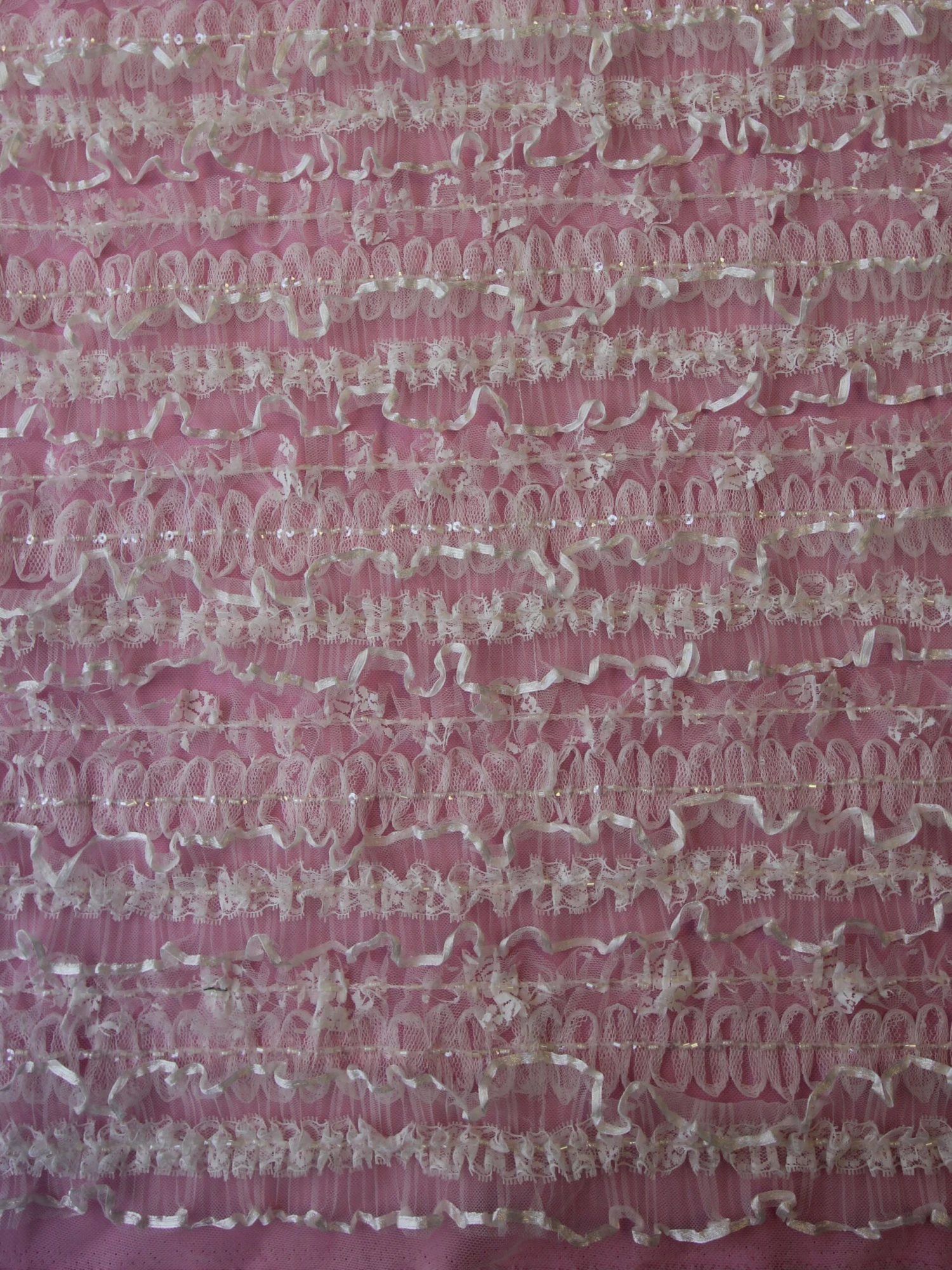 Ivory Ribbon And Beaded Lace - Marianne 2 Ivory Ribbon And Beaded Lace - Marianne - Image 2