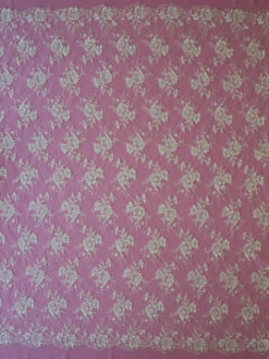 Ivory Beaded Lace - Monica -Bridal Fabric Shop ivory sequinned lace monica full width