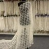 Champagne French Embroidered Lace - Larissa