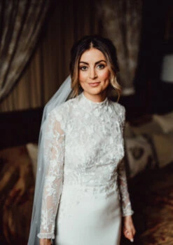 White Embroidered Lace - Janine -Bridal Fabric Shop janine lace dress4 5fe079e8 090e 4ced a07e 2307cde583b6