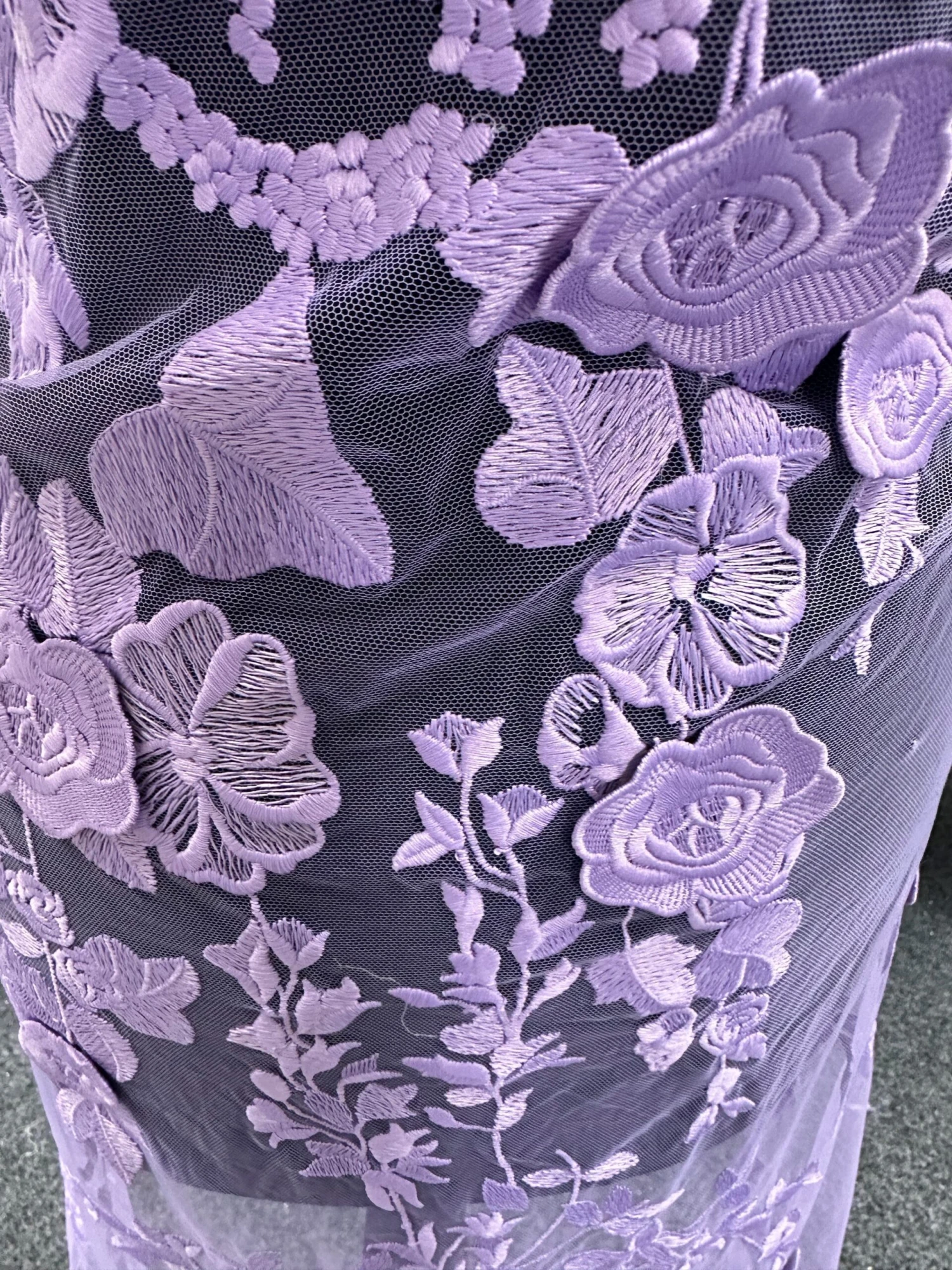 Purple 3D Lace - Meghan 3 Purple 3D Lace - Meghan - Image 3