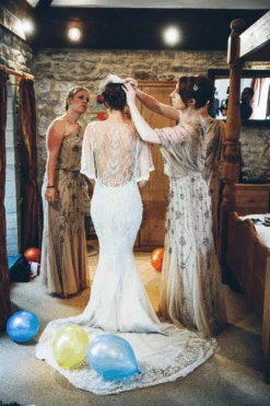 Ivory Beaded Lace - Lauren -Bridal Fabric Shop lauren lace 3