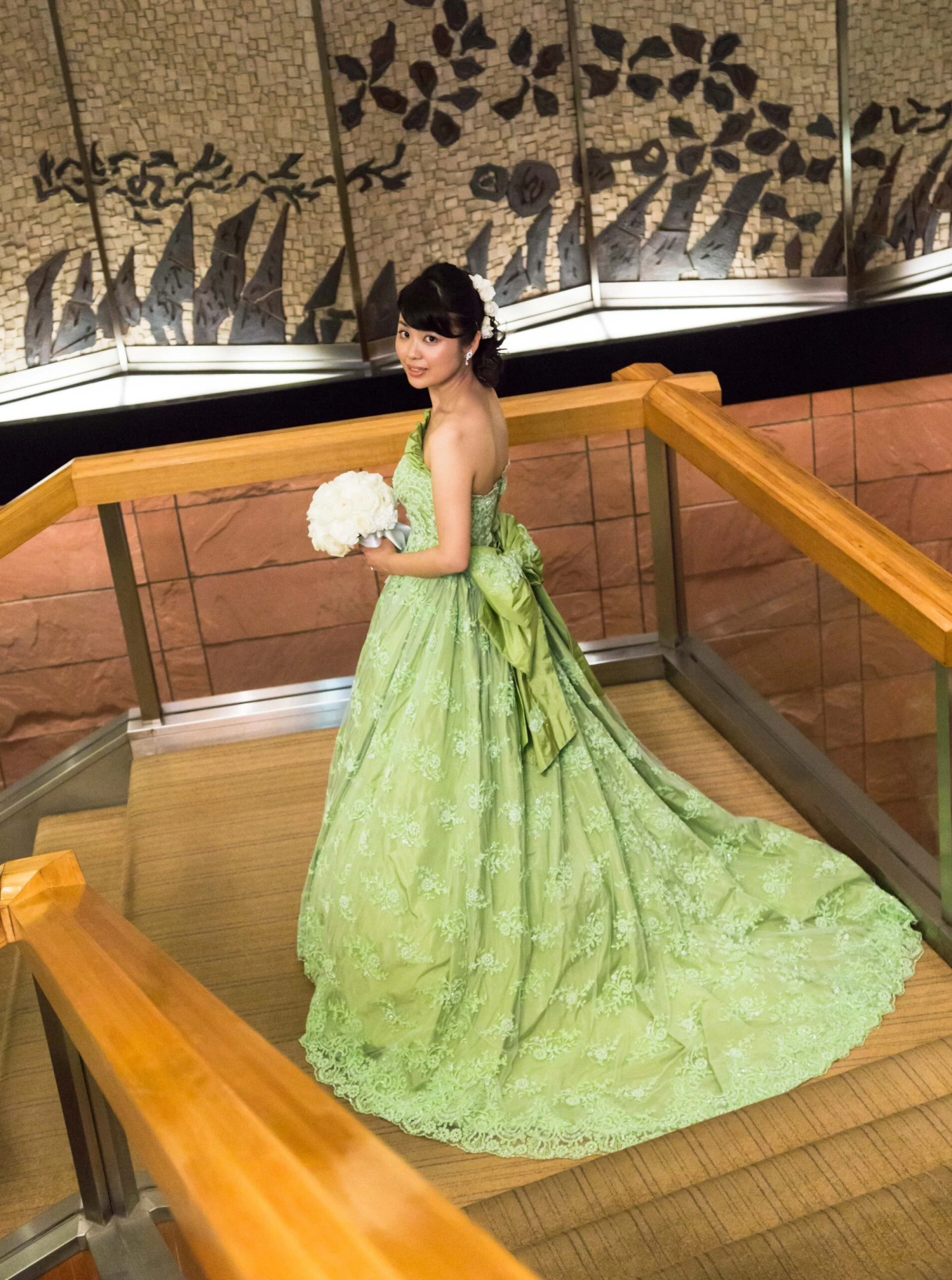 Tropical Green Lace - Jessica 1 Tropical Green Lace - Jessica