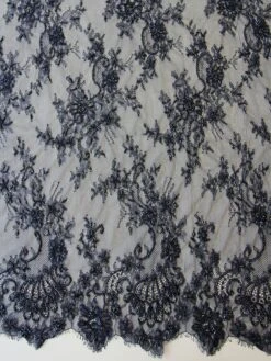 Navy Beaded Lace - O'Hara 9 Navy Beaded Lace - O'Hara -Bridal Fabric Shop navy beaded lace o hara