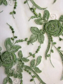 Olive Green Lace - Maria -Bridal Fabric Shop olive green lace maria