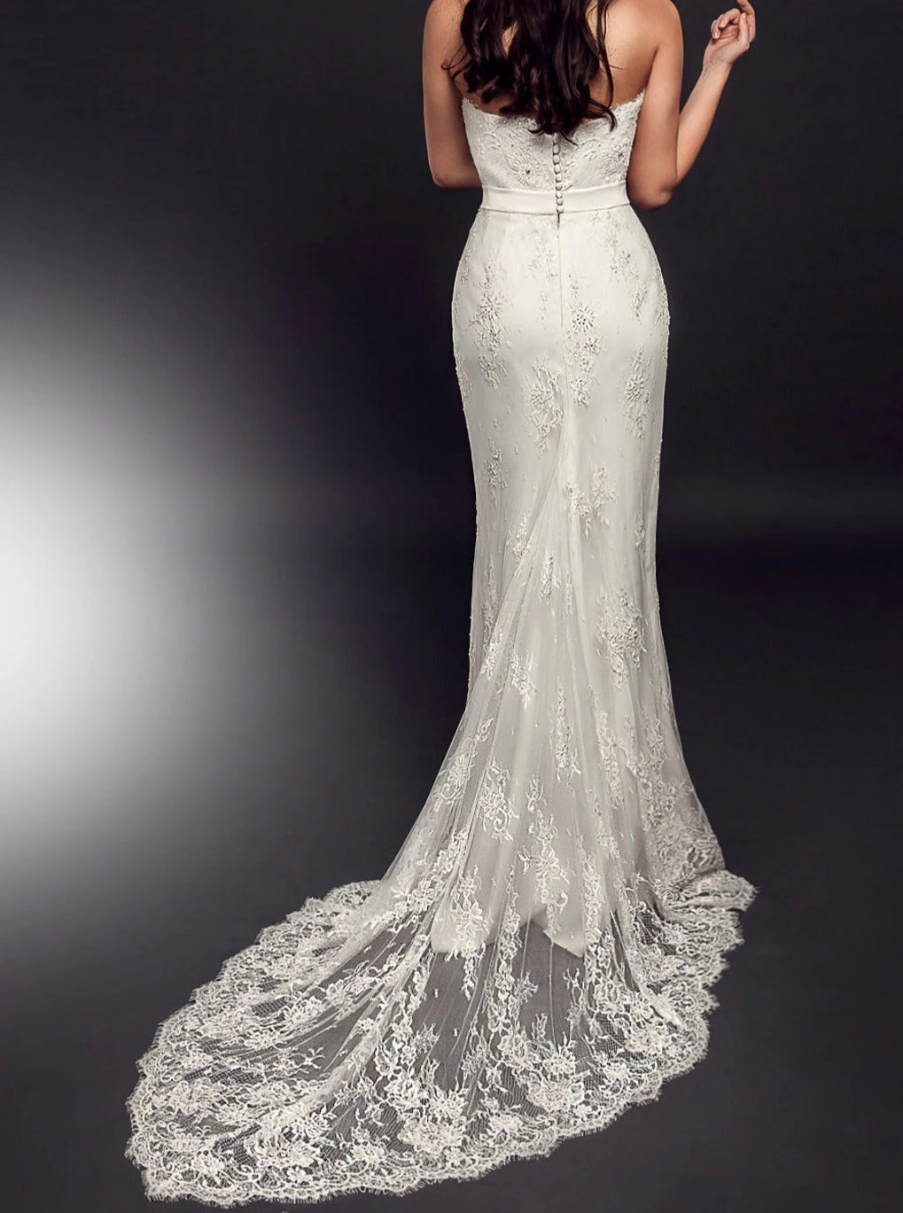 Ivory Beaded Lace – Valerie 5 Ivory Beaded Lace – Valerie - Image 5