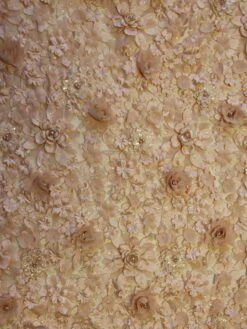 Blush Flower Lace - Mackenna -Bridal Fabric Shop pink floral lace mackenna