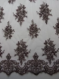 Plum Beaded Lace - Sophia