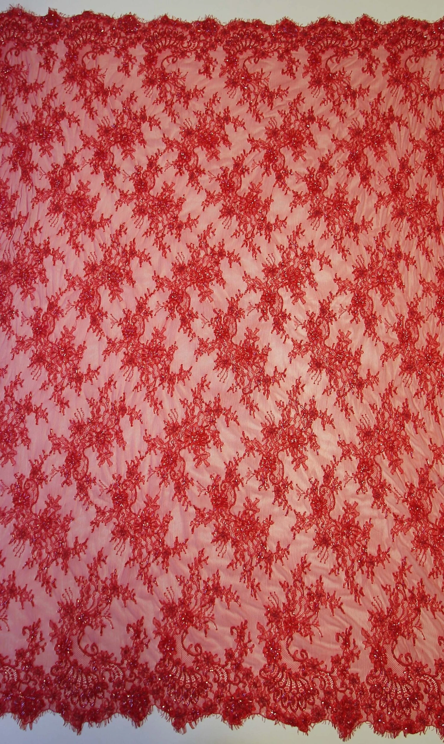 Red Beaded Lace - O'Hara 2 Red Beaded Lace - O'Hara - Image 2