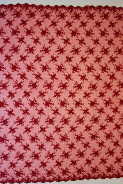 Red Corded Lace - Geraldine 9 Red Corded Lace - Geraldine -Bridal Fabric Shop red corded lace geraldine full width