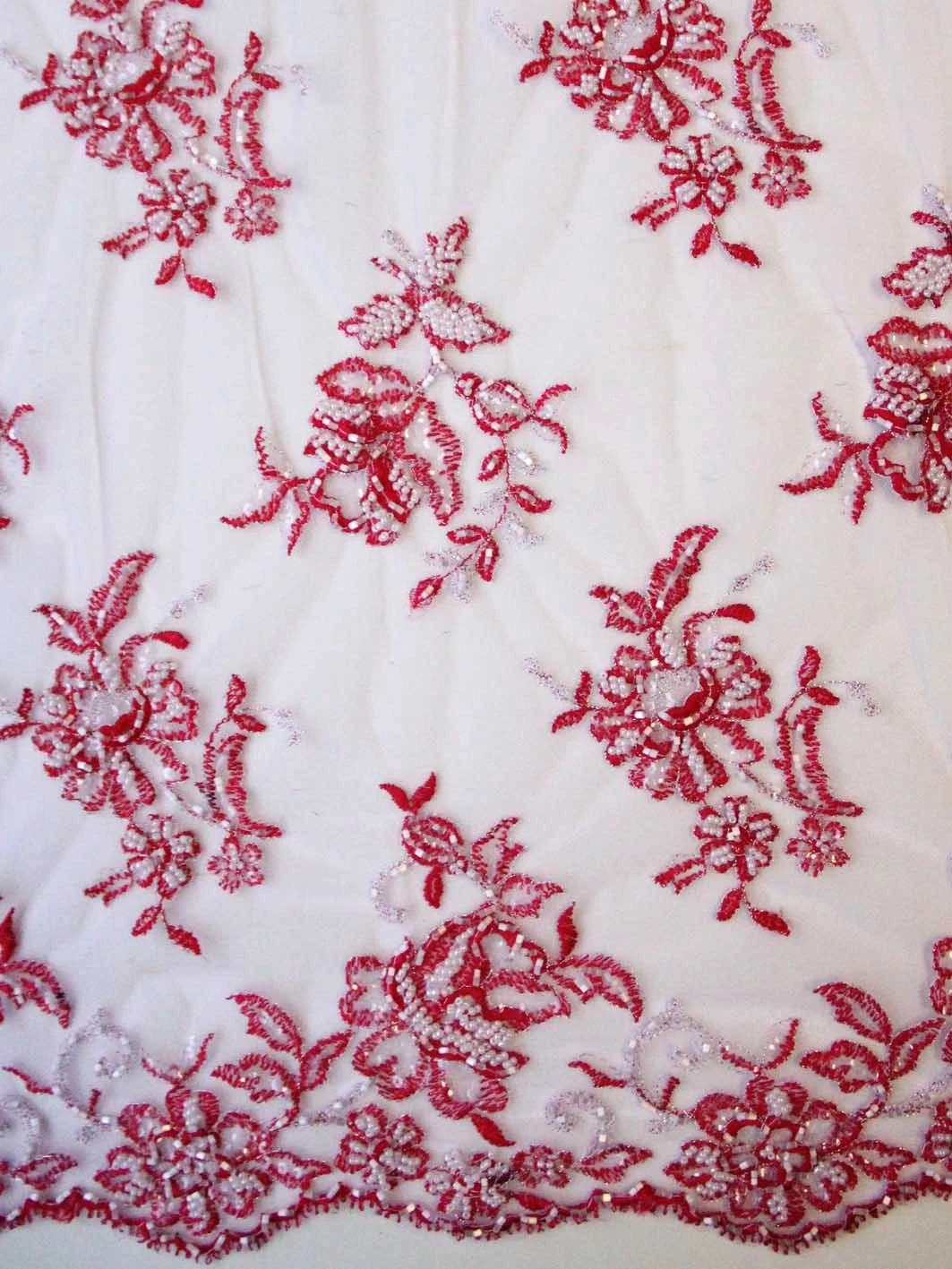 Tulip Red Lace - Chloe 1 Tulip Red Lace - Chloe