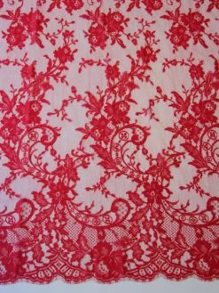 Scarlet Chantilly Lace - Kate 16 Scarlet Chantilly Lace - Kate -Bridal Fabric Shop scarlet chantilly lace kate