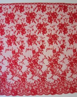 Scarlet Chantilly Lace - Kate 12 Scarlet Chantilly Lace - Kate -Bridal Fabric Shop scarlet chantilly lace kate full width