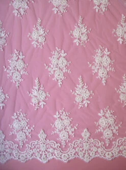White Beaded Lace - Sophia 11 White Beaded Lace - Sophia -Bridal Fabric Shop sophia white lace