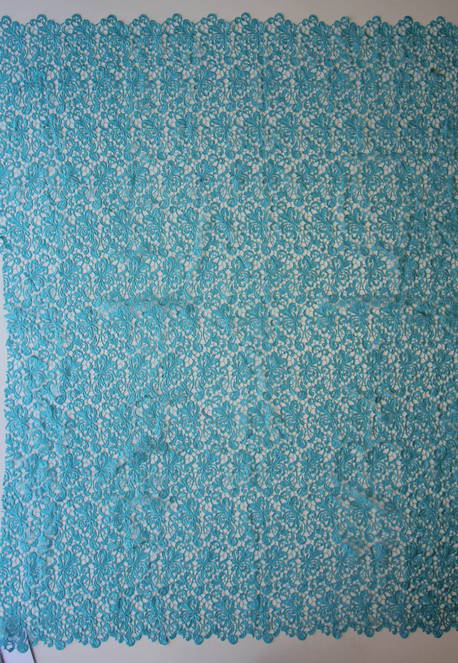 Turquoise Guipure Lace - Reese 3 Turquoise Guipure Lace - Reese - Image 3