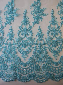 Turquoise Blue Lace - Alexandra