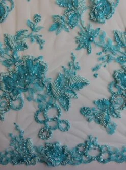 Turquoise Blue Lace - Roberta