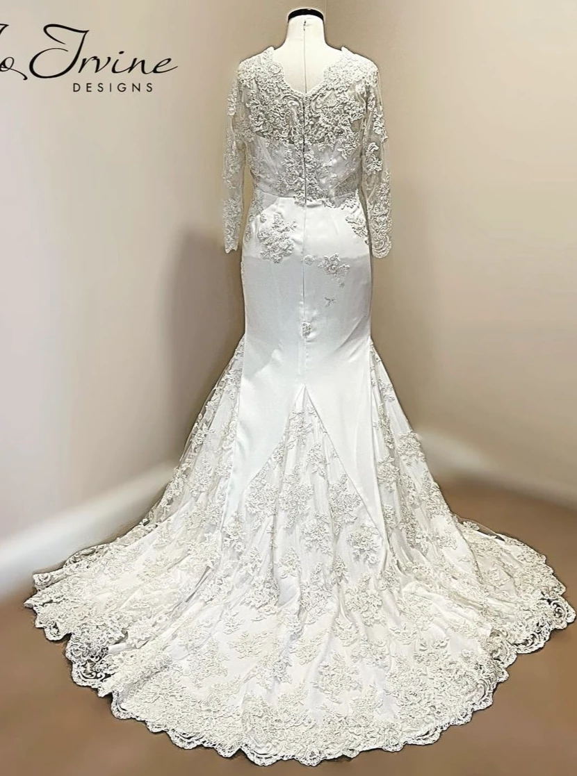 Ivory Beaded Lace - Victoria 16 Ivory Beaded Lace - Victoria - Image 16