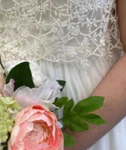 White Guipure Lace - Guinevere -Bridal Fabric Shop wedding dress using white guipure lace guinevere 5