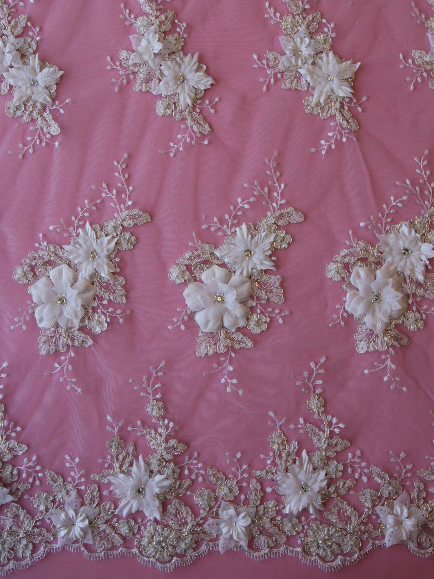 White Flower Lace - Naomi 8 White Flower Lace - Naomi - Image 8