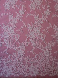 White Chantilly Lace - Dasha 12 White Chantilly Lace - Dasha -Bridal Fabric Shop white chantilly lace dasha