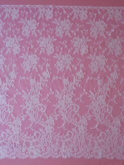 White Chantilly Lace - Kate -Bridal Fabric Shop white chantilly lace kate full width