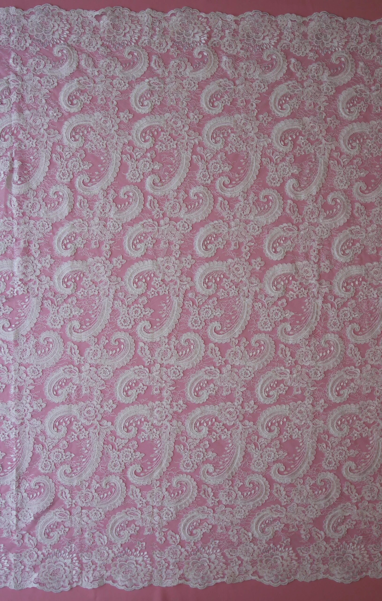 White Corded Lace - Isla 4 White Corded Lace - Isla - Image 4