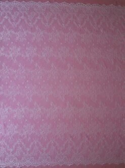 White Raschel Lace - Mae -Bridal Fabric Shop white raschel lace mae full width